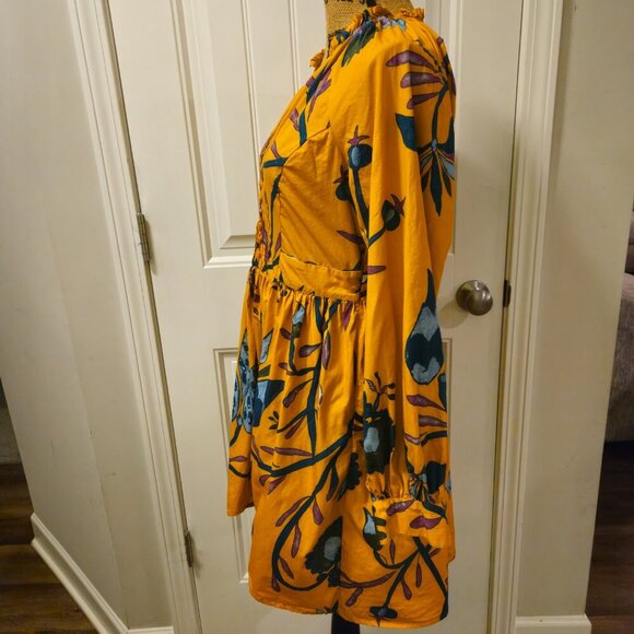Anthropologie Let Me Be Printed Tunic Dress S - Picture 9 of 16